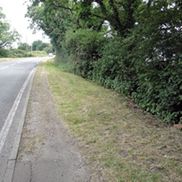 Allotment bus shelter and village sign