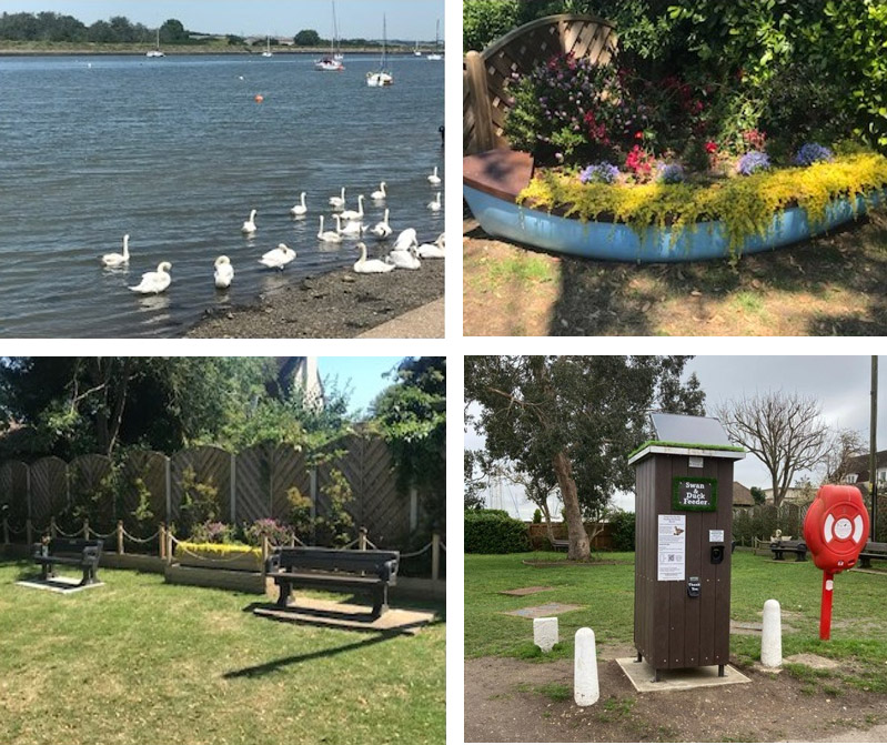 Various pictures of the Rose Garden