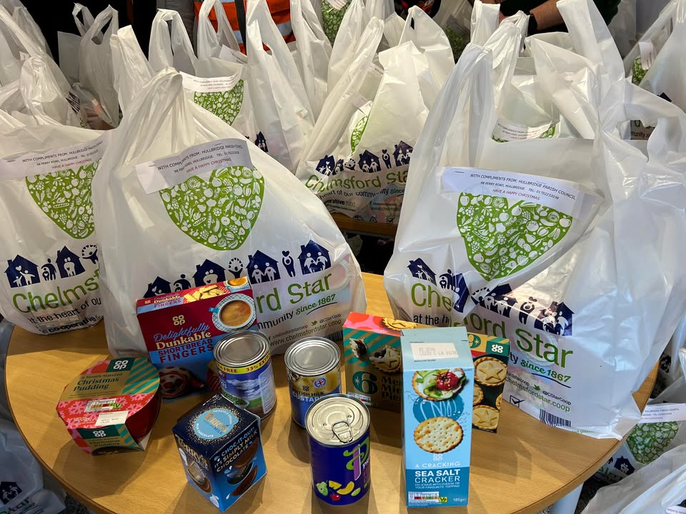 Over 80's Christmas food parcels