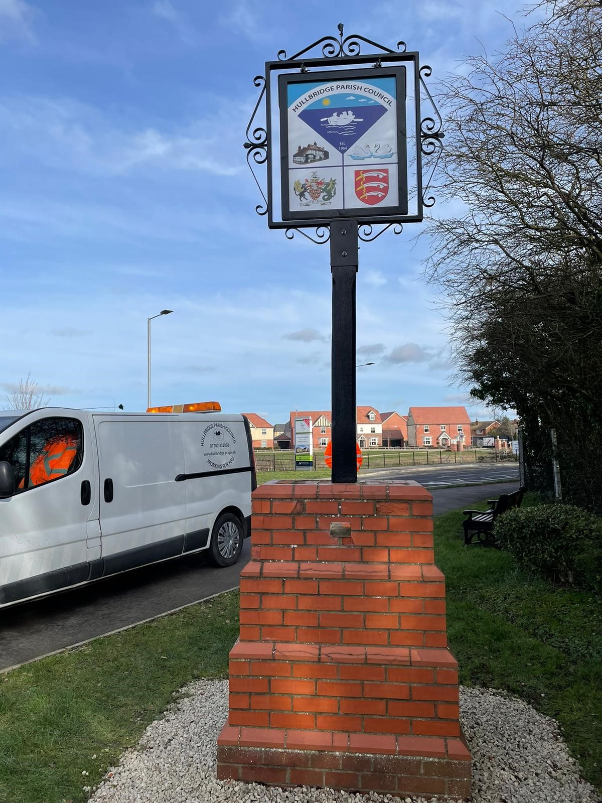 New Village Sign, Lower Road